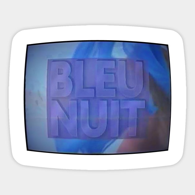 Bleu Nuit (Logo #2) Sticker by Sudburied